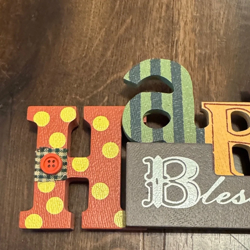 Hobby Lobby Colorful Harvest Blessing Decor